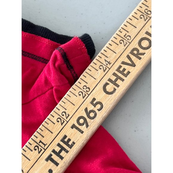 SJB Active Short Sleeve Graphic Tee Women 1X Red Cotton Layered Classic Trendy - Picture 6 of 8